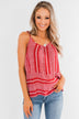 Amazed by Beauty Shift Tank Top- Raspberry Red
