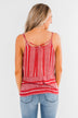 Amazed by Beauty Shift Tank Top- Raspberry Red