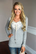 Not Your Baby Doll Top ~ Grey