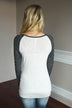 Essential Charcoal Sleeve Top