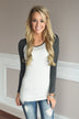 Essential Charcoal Sleeve Top