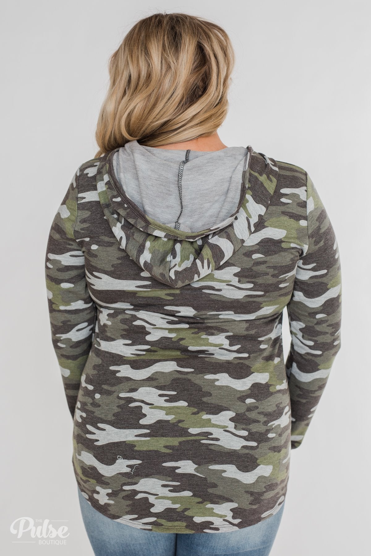 Hooded Pullover - Camo