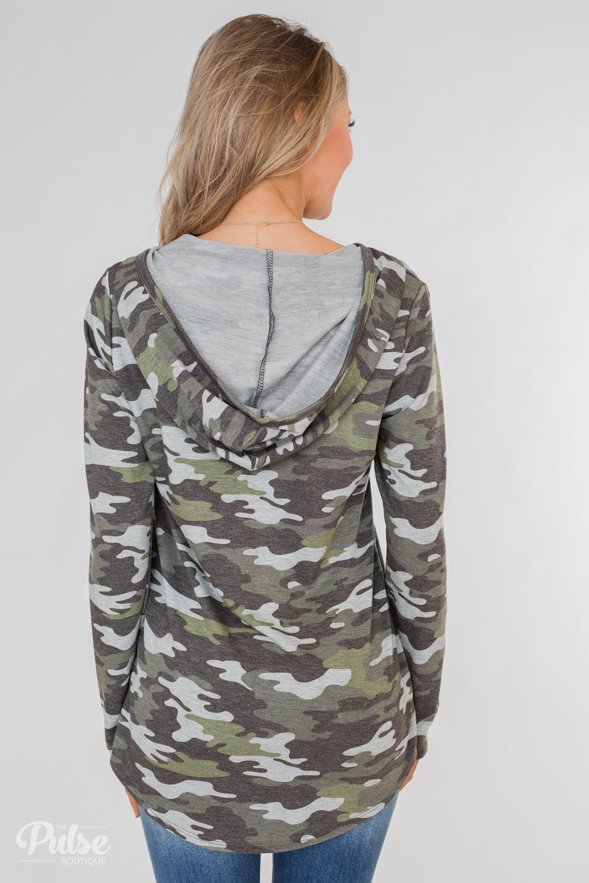 Hooded Pullover - Camo