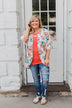 Effortless Beauty Floral Kimono- Ivory