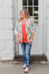 Effortless Beauty Floral Kimono- Ivory