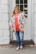 Effortless Beauty Floral Kimono- Ivory