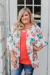 Effortless Beauty Floral Kimono- Ivory