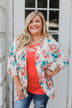 Effortless Beauty Floral Kimono- Ivory