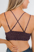 Beautiful Lace Bralette- Plum