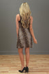Christmas In Dallas Dress ~ Leopard