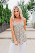 Be My Baby 3 Button Floral Babydoll Tank Top- Sage