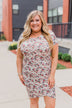 Floral Take Me Away Short Sleeve Dress- Off White