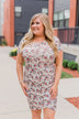 Floral Take Me Away Short Sleeve Dress- Off White