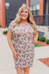 Floral Take Me Away Short Sleeve Dress- Off White
