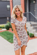Floral Take Me Away Short Sleeve Dress- Off White