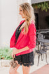 C'est Toi Classic Casual Blazer- Bright Pink