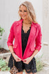 C'est Toi Classic Casual Blazer- Bright Pink