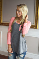 Coral Glam Top