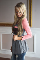 Coral Glam Top