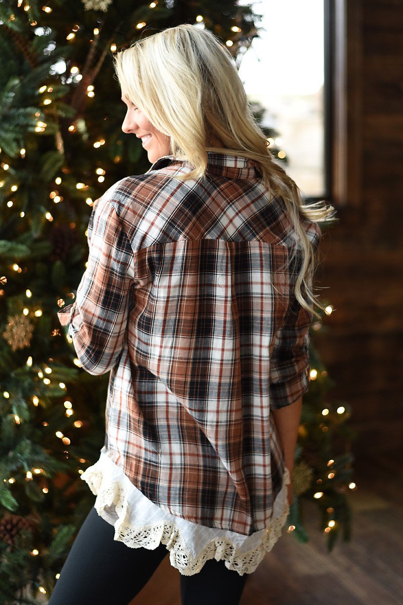 Easy Choice Top ~ Brown