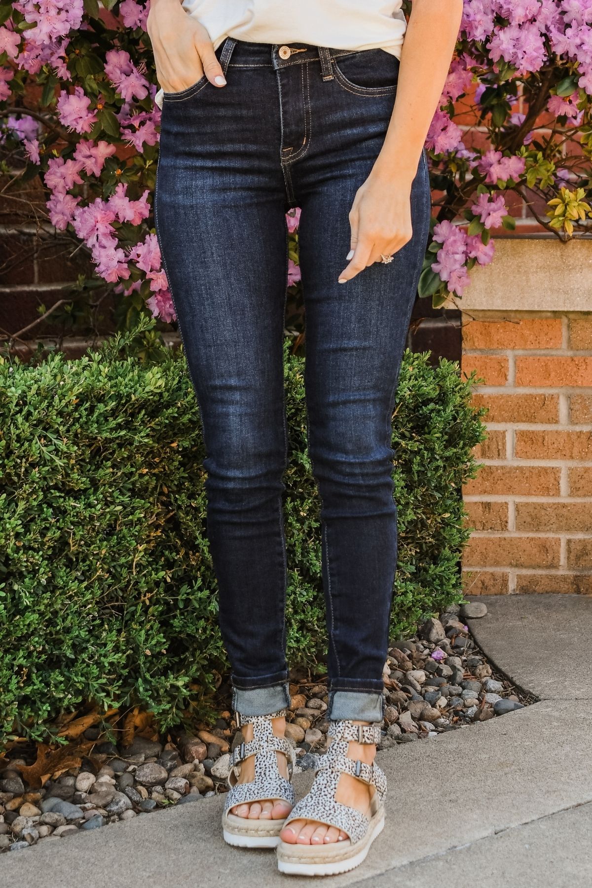 Vervet Non-Distressed Skinny Jeans- Nancy Wash