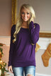 Essential Long Sleeve Top ~ Purple