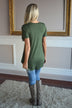 Essential Olive Top ~ Short Sleeve