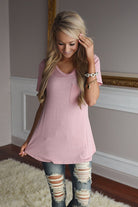 Essential Peach Top ~ Short Sleeve