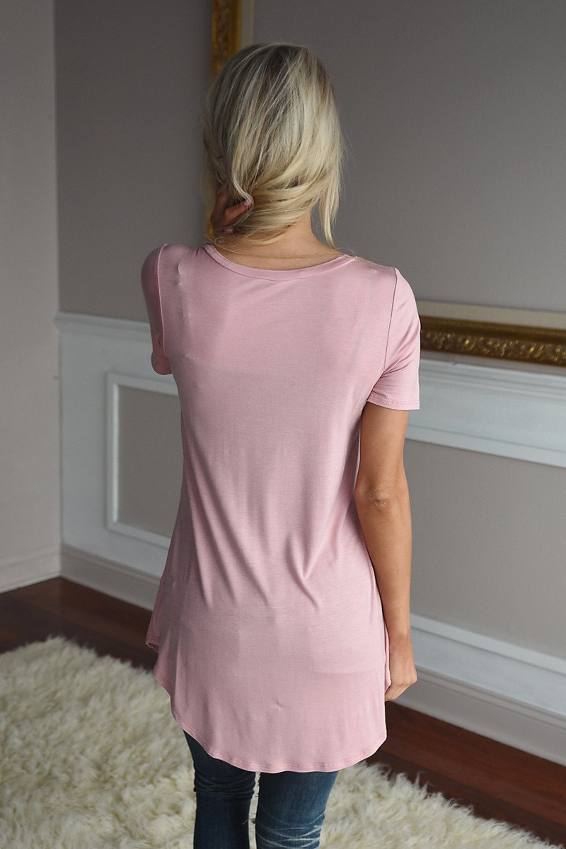 Essential Peach Top ~ Short Sleeve