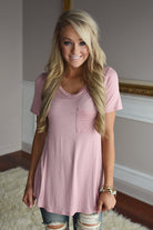Essential Peach Top ~ Short Sleeve