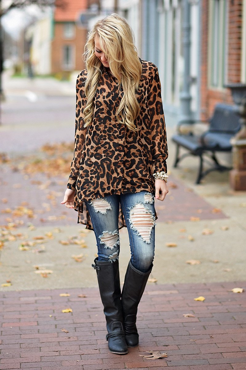 Eye Of The Tiger Tunic Top