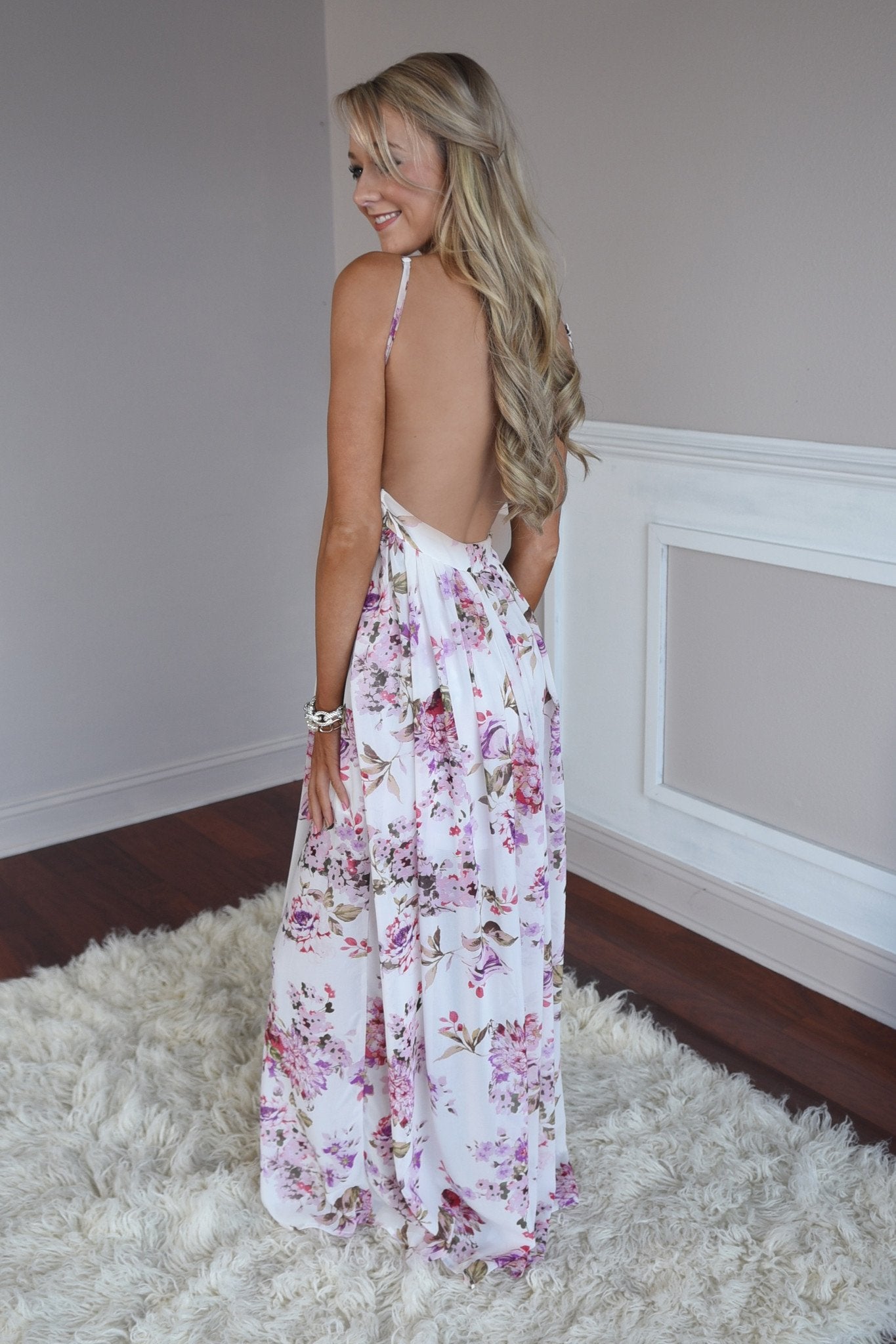 Fields of Freesias Maxi ~ Ivory
