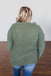 All I Can Do Popcorn Knit Sweater- Olive