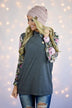 In Bloom Top ~ Grey