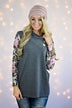 In Bloom Top ~ Grey