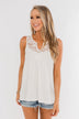 Wide Open Spaces Tank Top- Ivory