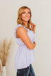 Promise To Be True Ruffle Sleeve Tank- Lilac