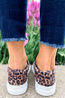 Soda Hike Slip On Sneakers- Oat Cheetah