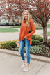 Cherishing Moments Turtle Neck Sweater- Cinnamon