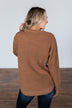 First Look Thick Knit Sweater- Dark Camel