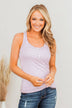 Tried And True Striped Tank- Lilac