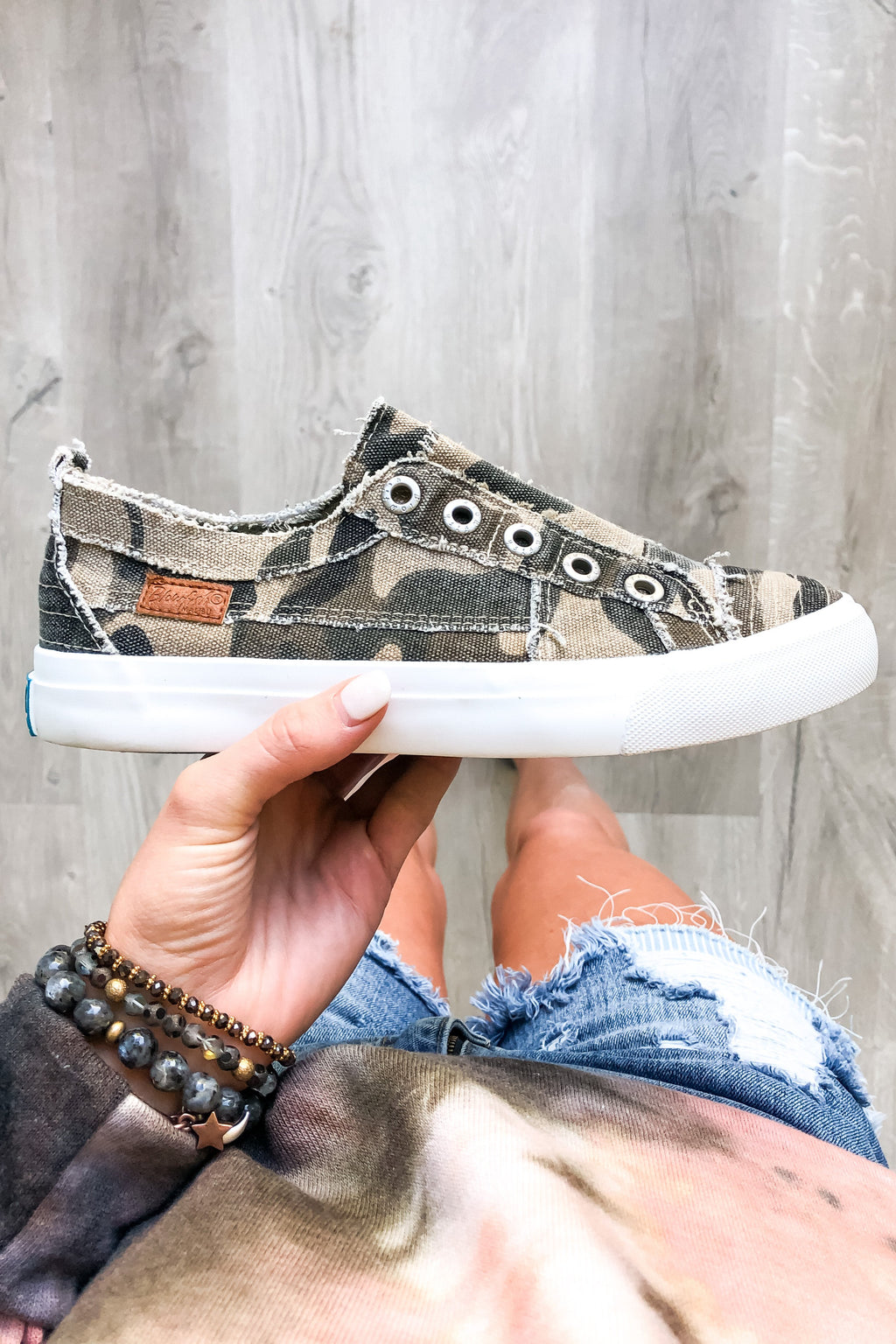 Blowfish Play Sneakers- Natural Camouflage - Main Image