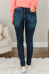 KanCan Fleece Lined Skinny Jeans- Andie Wash