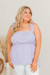 Promise To Be True Ruffle Sleeve Tank- Lilac