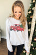 Pulse Exclusive Festive Graphic Pullover- Heather Grey