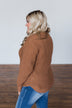 First Look Thick Knit Sweater- Dark Camel
