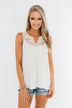 Wide Open Spaces Tank Top- Ivory