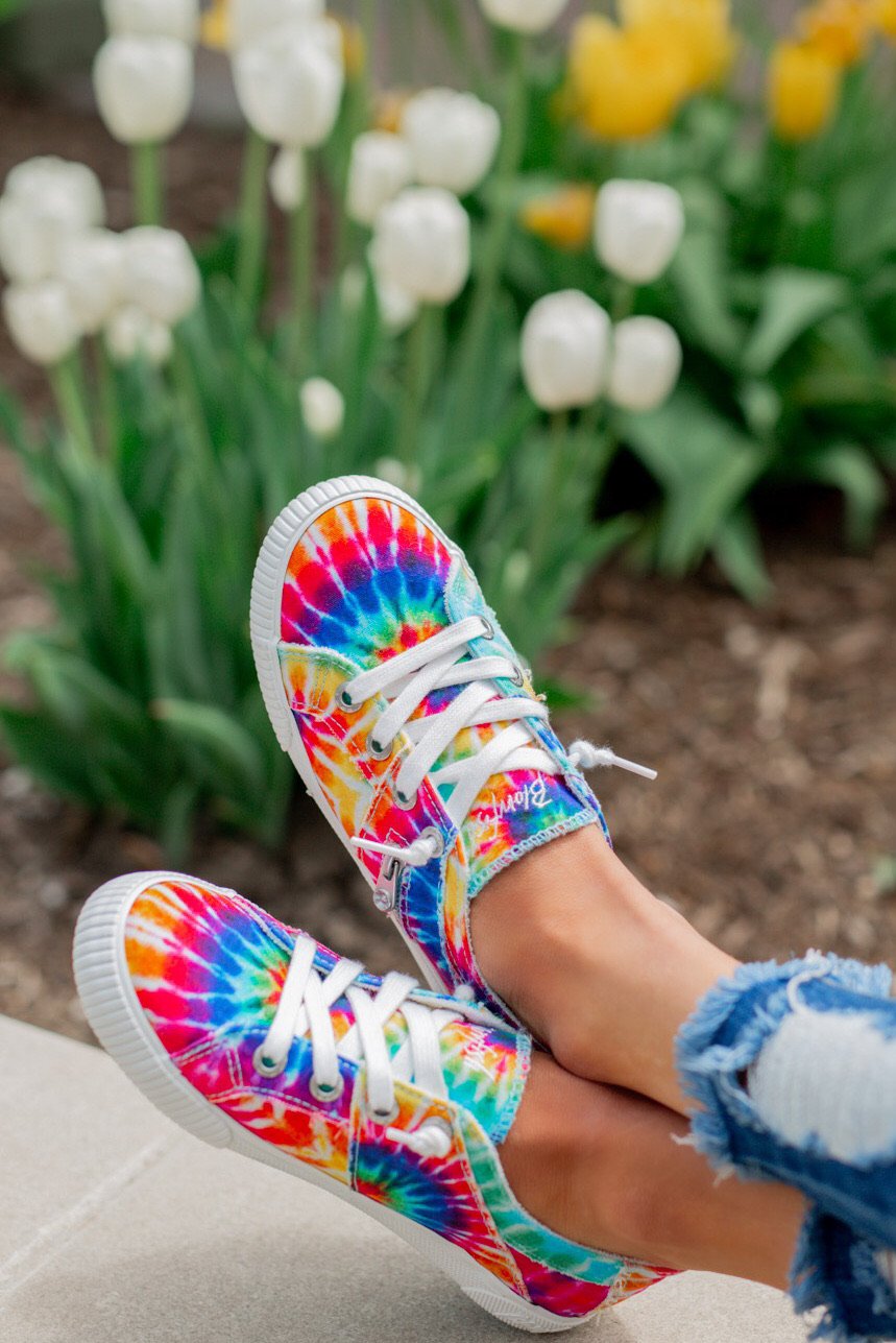Blowfish Fruit Sneakers Rainbow Tie Dye