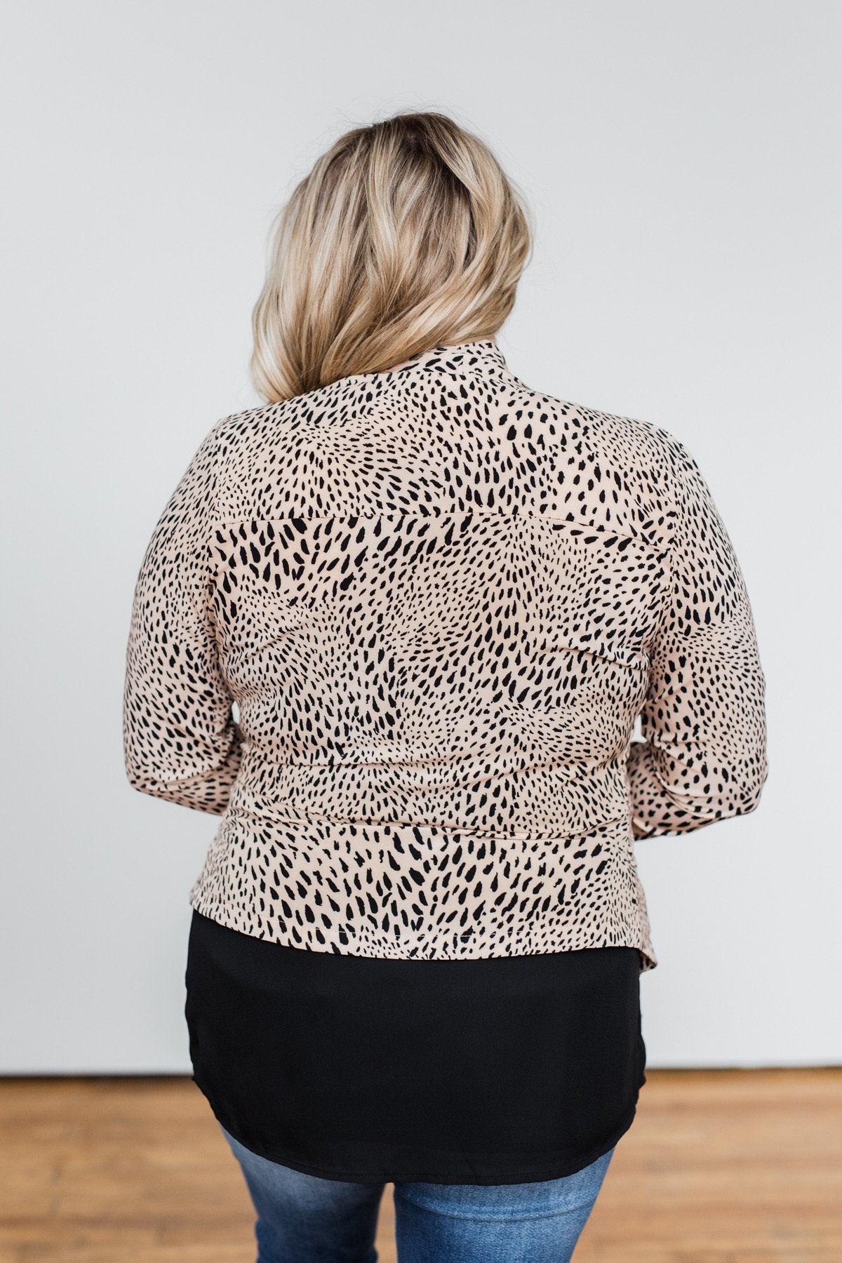 Fierce Feelings Animal Print Blazer- Neutral