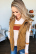Season Essential Vest- Burnt Mustard